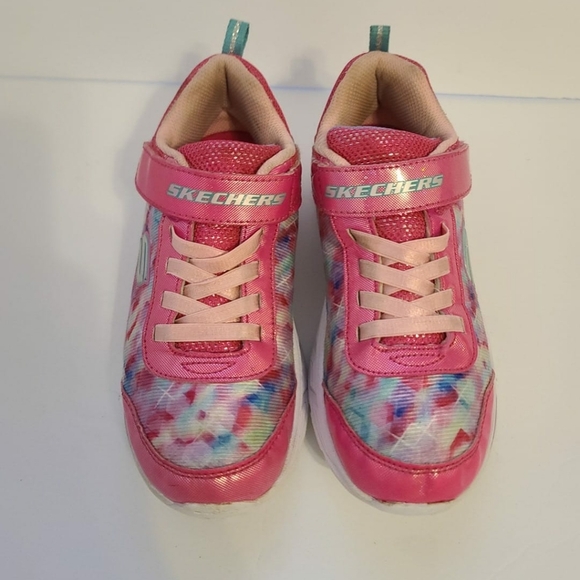 Skechers Kids' Litebeams-Dance Nglow sz 3 - Picture 3 of 11